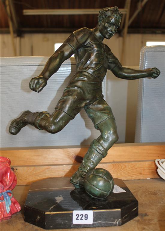 Art Deco footballer